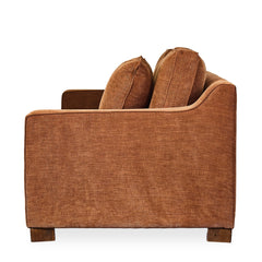 Metro Transitional Sofa in Nexus Toffee alternate angle - transitional sofa by Stylus - Whats New Furniture Portland OR