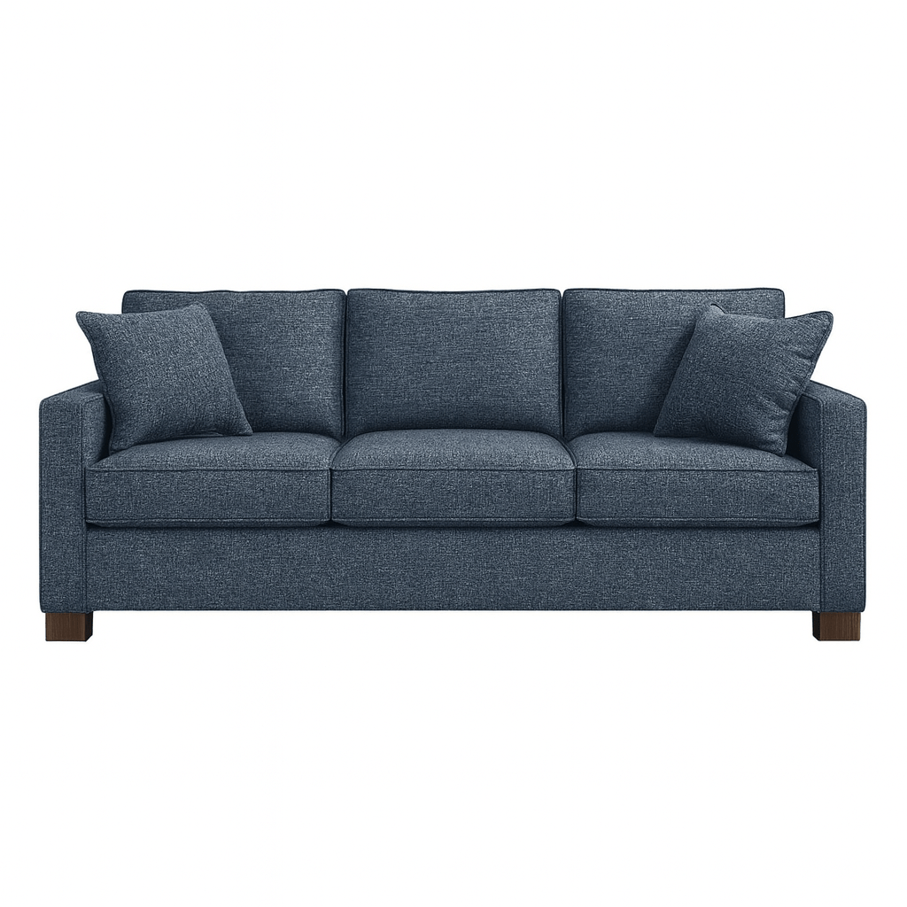 Metro Transitional Sofa in Nexus Toffee fabric detail - transitional sofa by Stylus - Whats New Furniture Portland OR