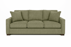 Metro Transitional Sofa in olive velvet configuration shot - transitional sofa by Stylus - Whats New Furniture Portland OR