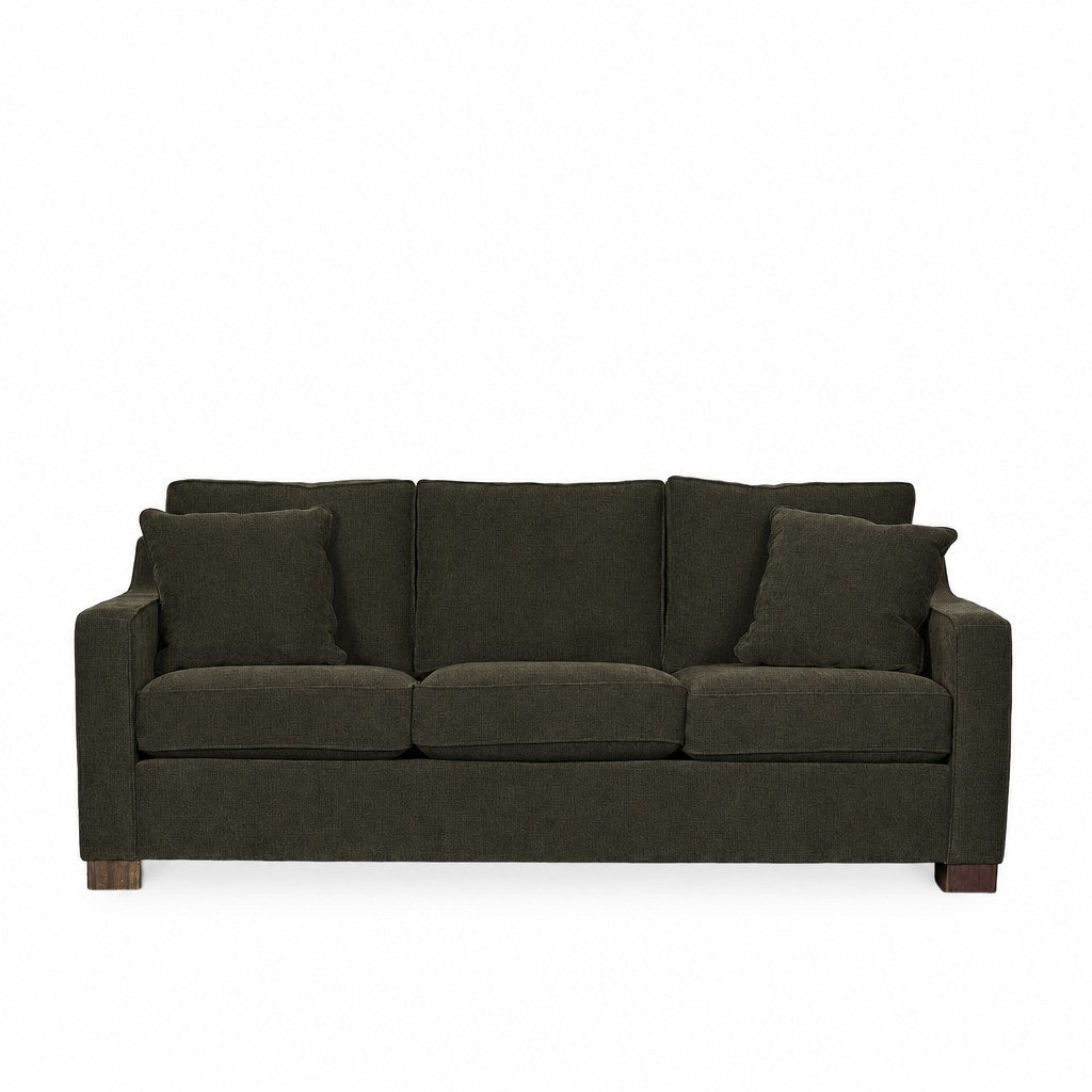 Metro Transitional Sofa in Sierra Olive - studio - Stylus - Whats New Furniture Portland OR