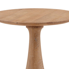 Meylin Side Table - Light Natural Mango Wood wood construction detail 2 - Side Tables by Dovetail - Whats New Furniture Portland OR