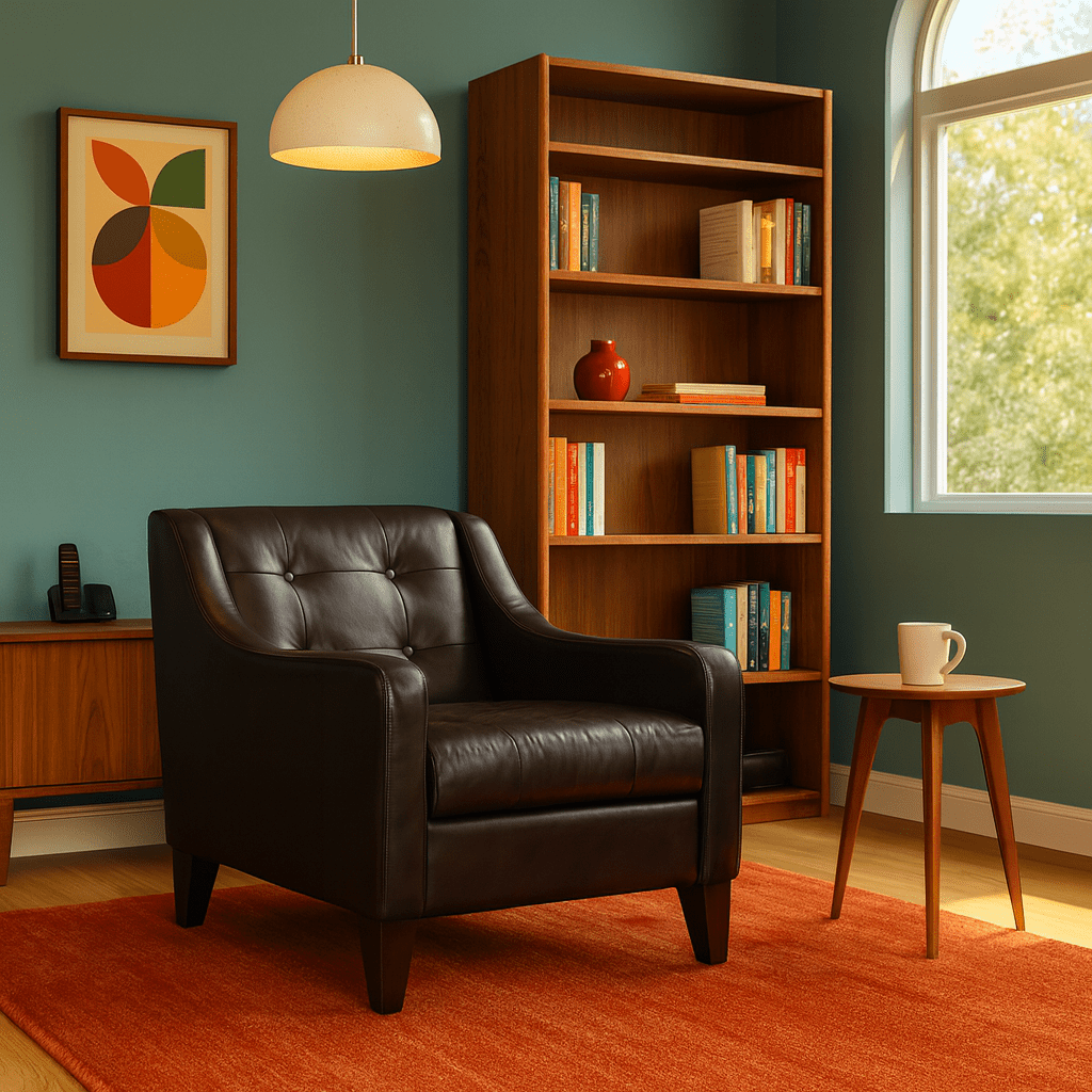 Mid - Century Modern Chair detail view 4 - Whats New Furniture - Portland, Oregon