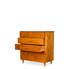 Mid - Century Modern Chest detail view 2 - Whats New Furniture - Portland, Oregon