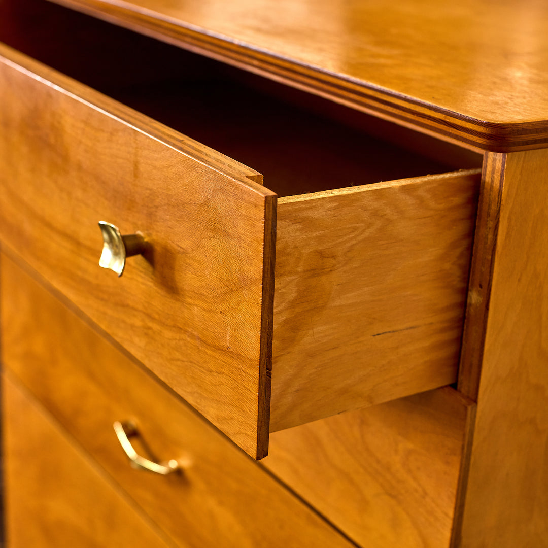Mid - Century Modern Chest detail view 5 - Whats New Furniture - Portland, Oregon