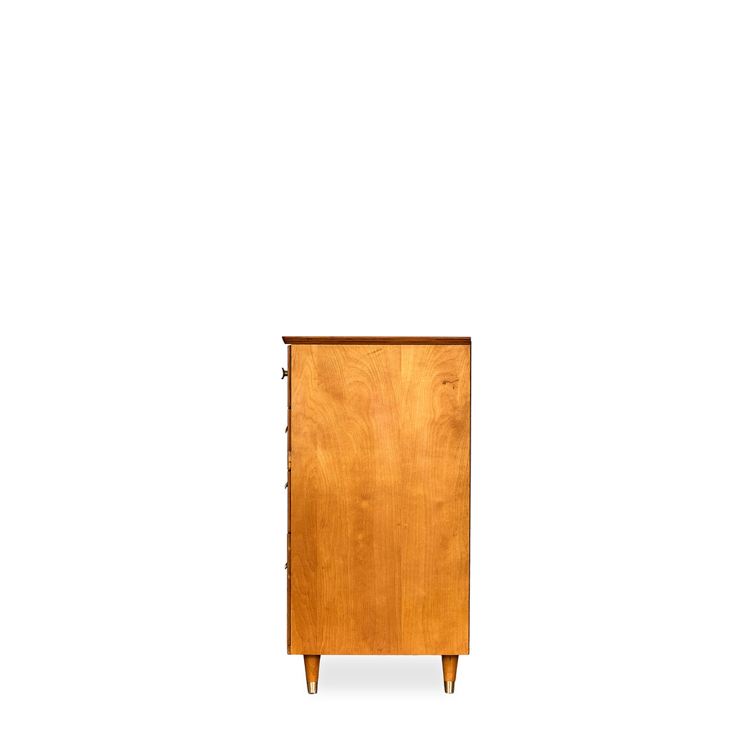 Mid - Century Modern Chest detail view 3 - Whats New Furniture - Portland, Oregon