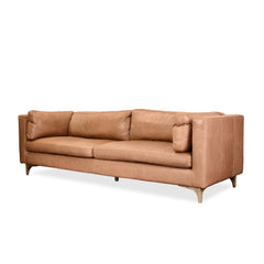 Beckwith Leather Sofa detail view - Whats New Furniture - Portland, Oregon