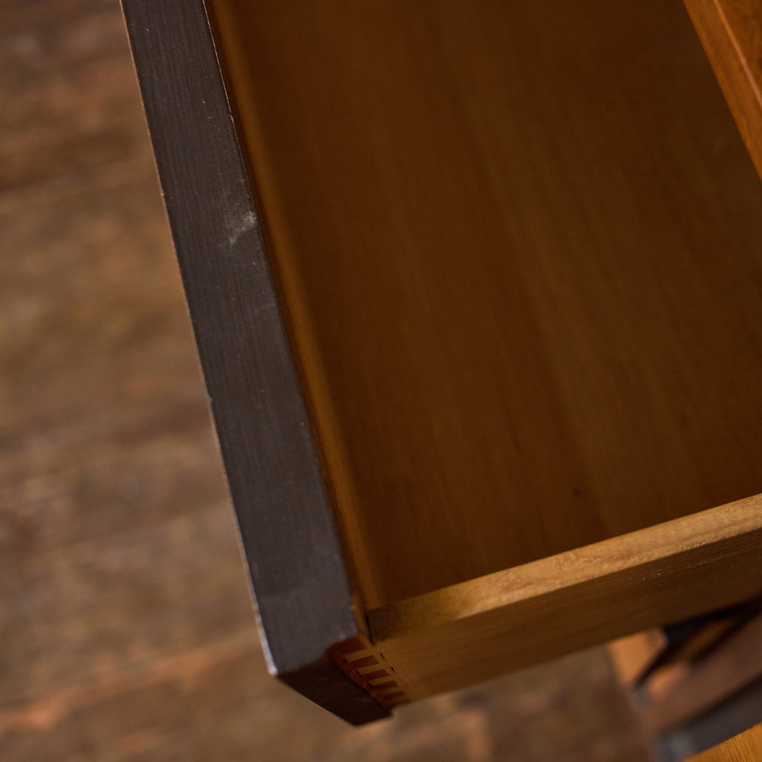 Mid Century Modern 9 Drawer Dresser detail view 3 - Whats New Furniture - Portland, Oregon