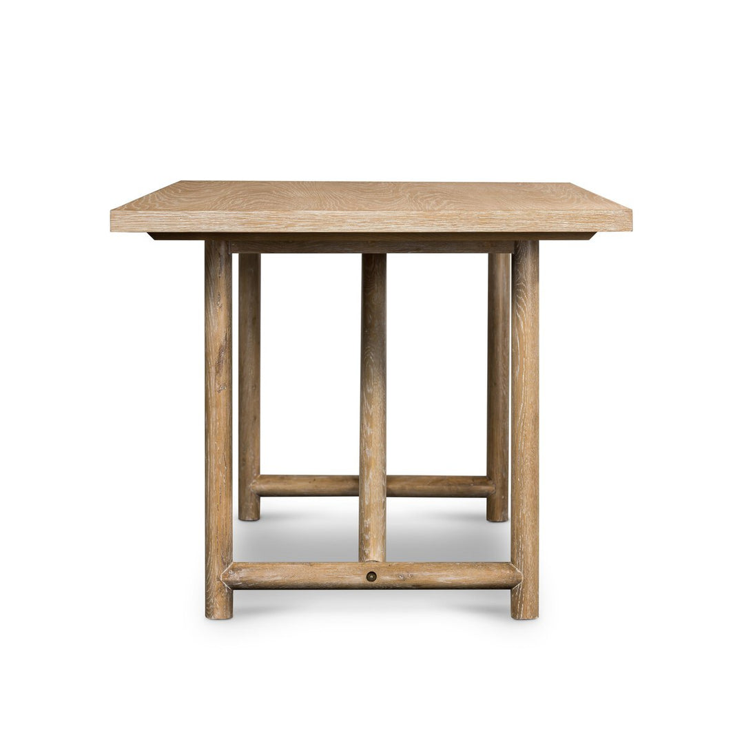 Mika Dining Table Whitewashed Oak Veneer