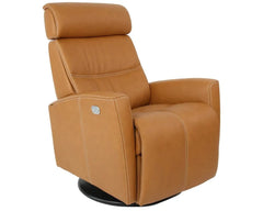Fjords Milan Quickship Large Recliner, AL Brown by Fjords - view 4