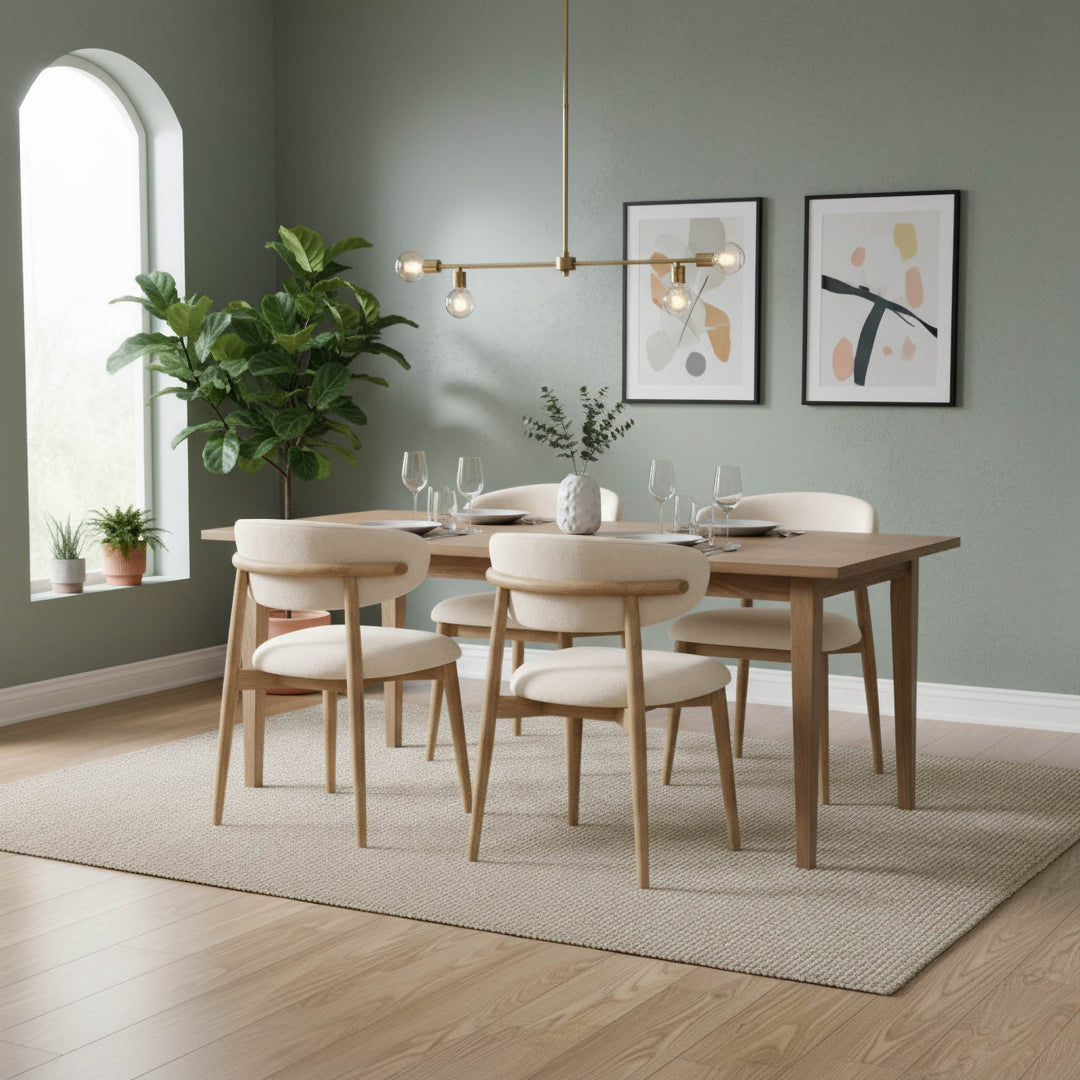 Milo Dining Chair - Savile Flax (TH) - Whats New Furniture Portland OR