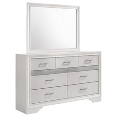Miranda 7-drawer Dresser with Mirror White - What&