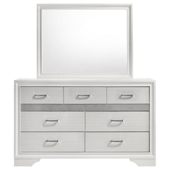 Miranda 7-drawer Dresser with Mirror White - What&