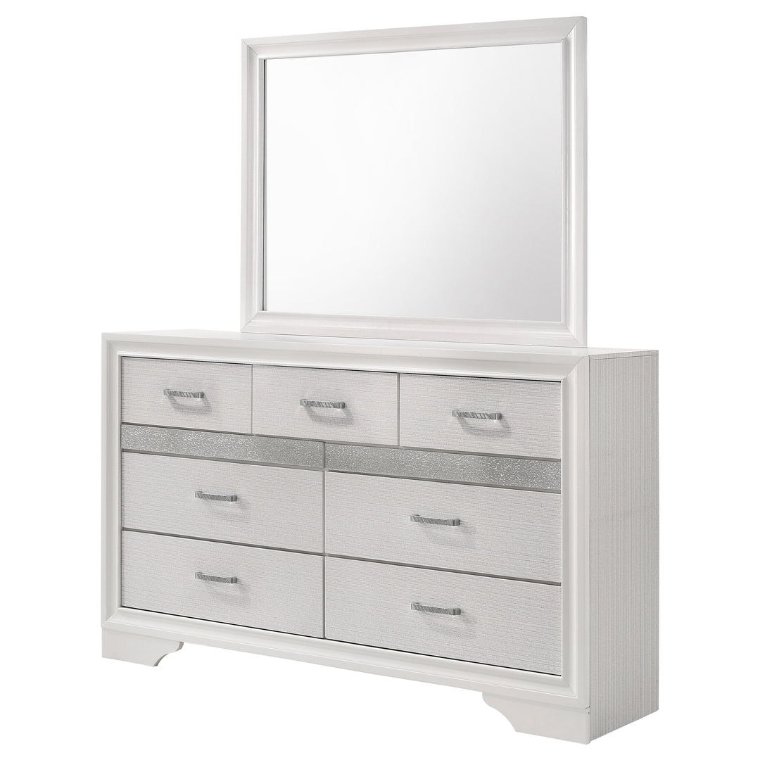 Miranda 7-drawer Dresser with Mirror White - What&