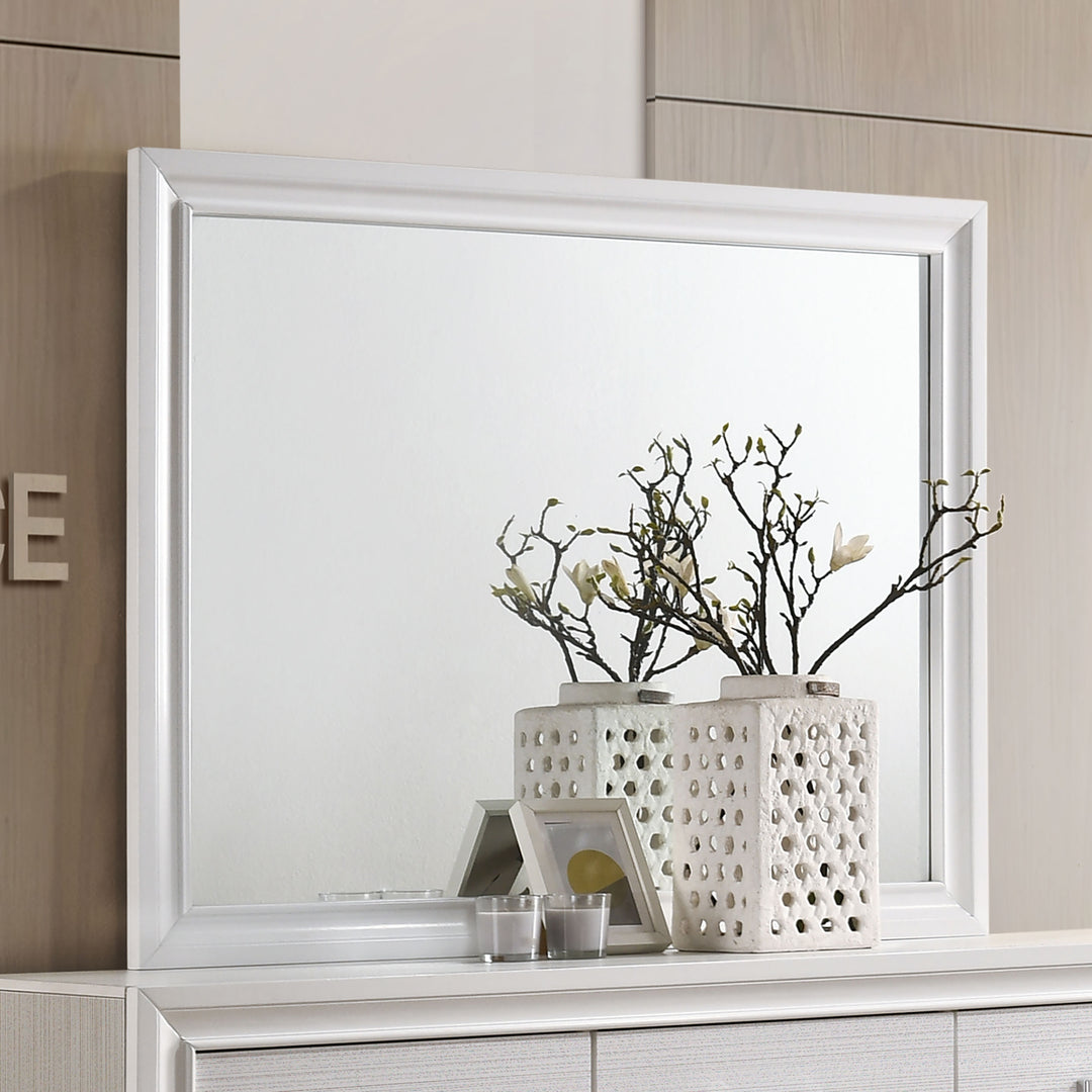 Miranda Dresser Mirror White - What&