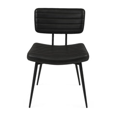 Misty Dining Chair in Espresso - faux leather dining chair by Coaster - Whats New Furniture Portland OR
