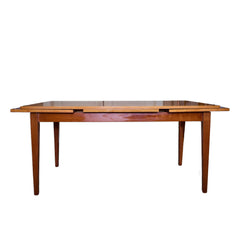 Modern Drawleaf Dining Table detail view - Whats New Furniture - Portland, Oregon