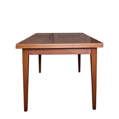 Modern Drawleaf Dining Table detail view 4 - Whats New Furniture - Portland, Oregon
