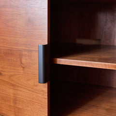 Modern Entertainment Console detail view 3 - Whats New Furniture - Portland, Oregon