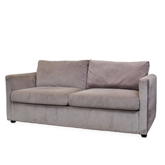 Modern Velvet Sofa detail view - Whats New Furniture - Portland, Oregon
