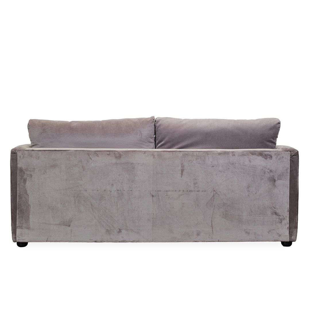 Modern Velvet Sofa detail view 3 - Whats New Furniture - Portland, Oregon