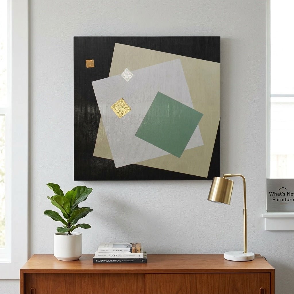 Abstract Squares Wall Decor - Lifestyle - What&