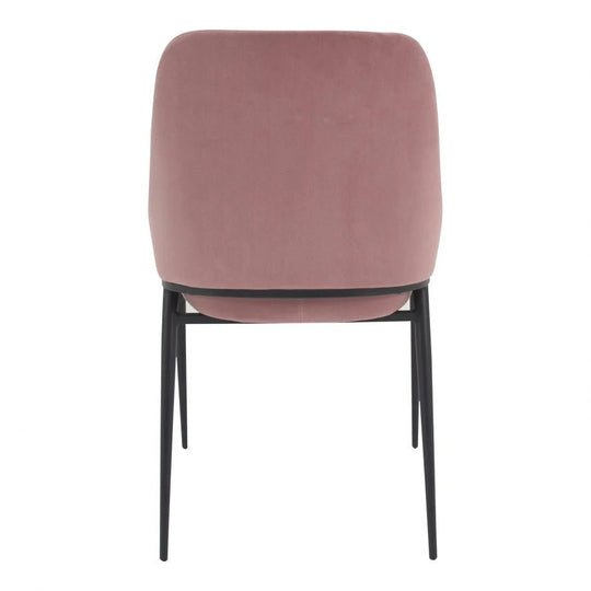Sedona Dining Chair in Pink Velvet - Whats New Furniture - Portland, Oregon