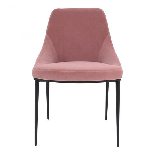 Sedona Dining Chair in Pink Velvet - Whats New Furniture - Portland, Oregon