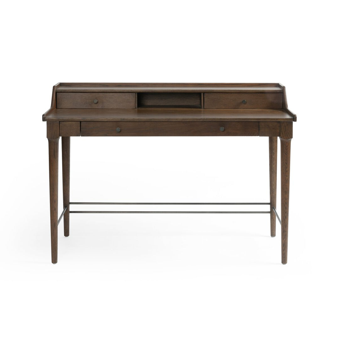 Moreau Desk Dark Toasted Oak - Desk by Four Hands - What&