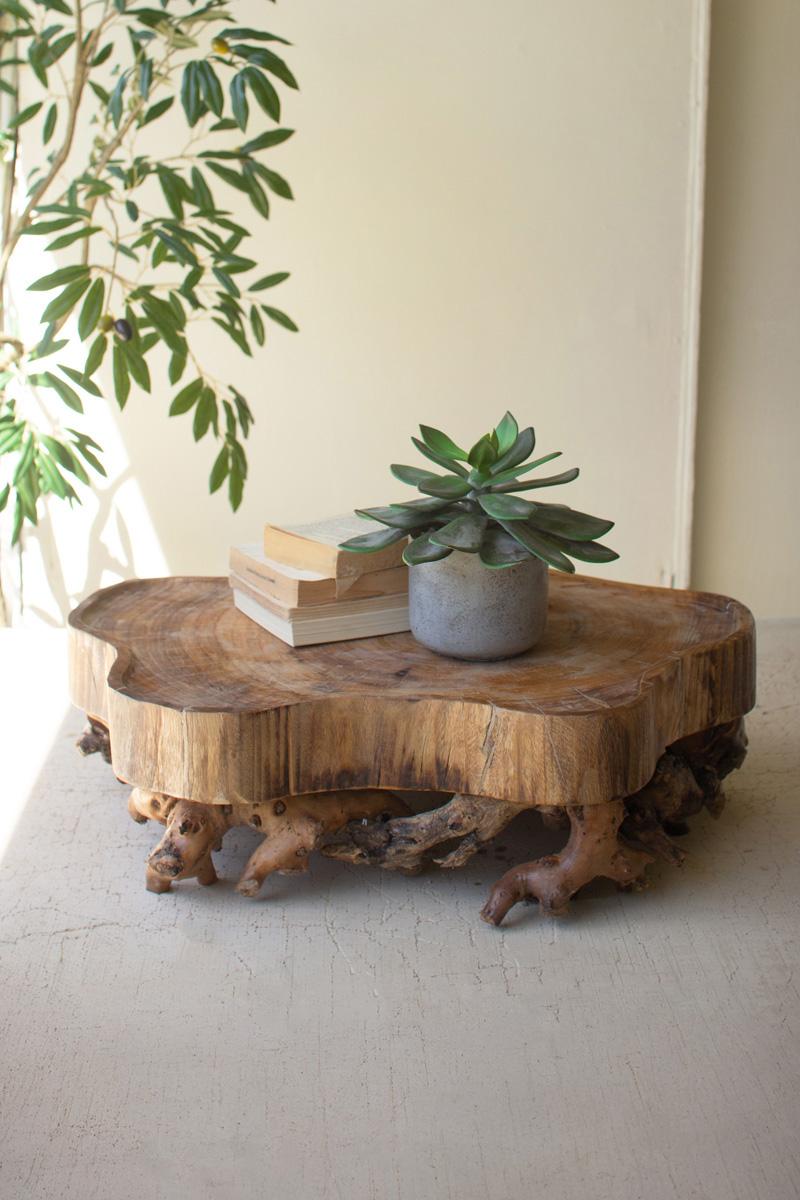 Mulberry Root and Willow Wood Serving Tray — view 2