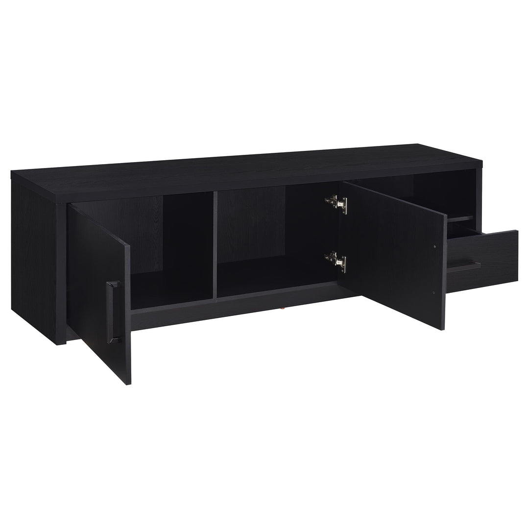 Murray 70-inch 2-door TV Stand Media Console Black - What&