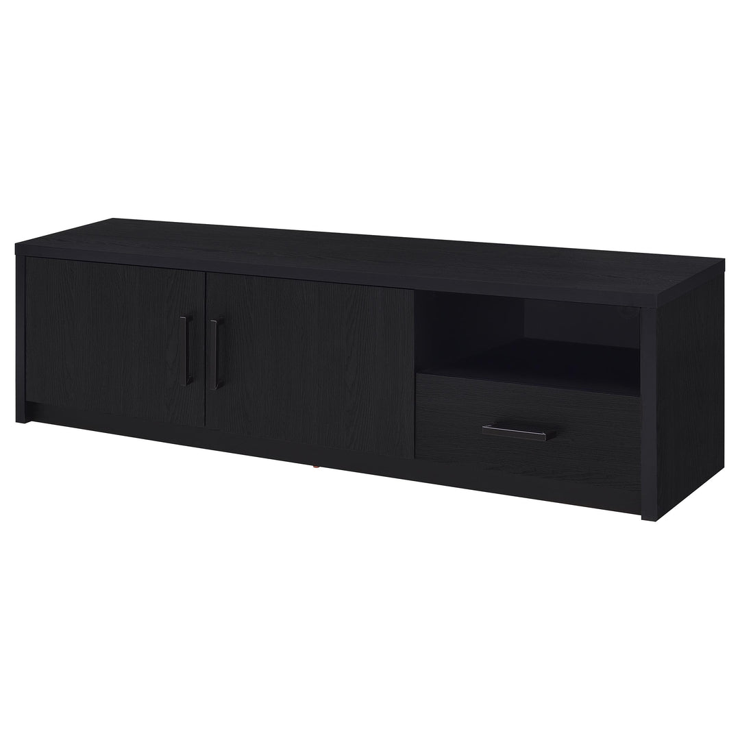 Murray 70-inch 2-door TV Stand Media Console Black - What&