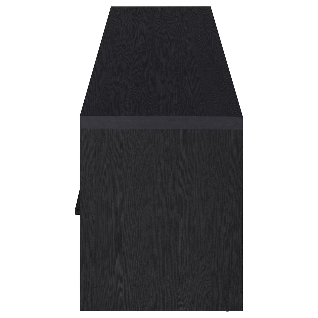 Murray 70-inch 2-door TV Stand Media Console Black - What&