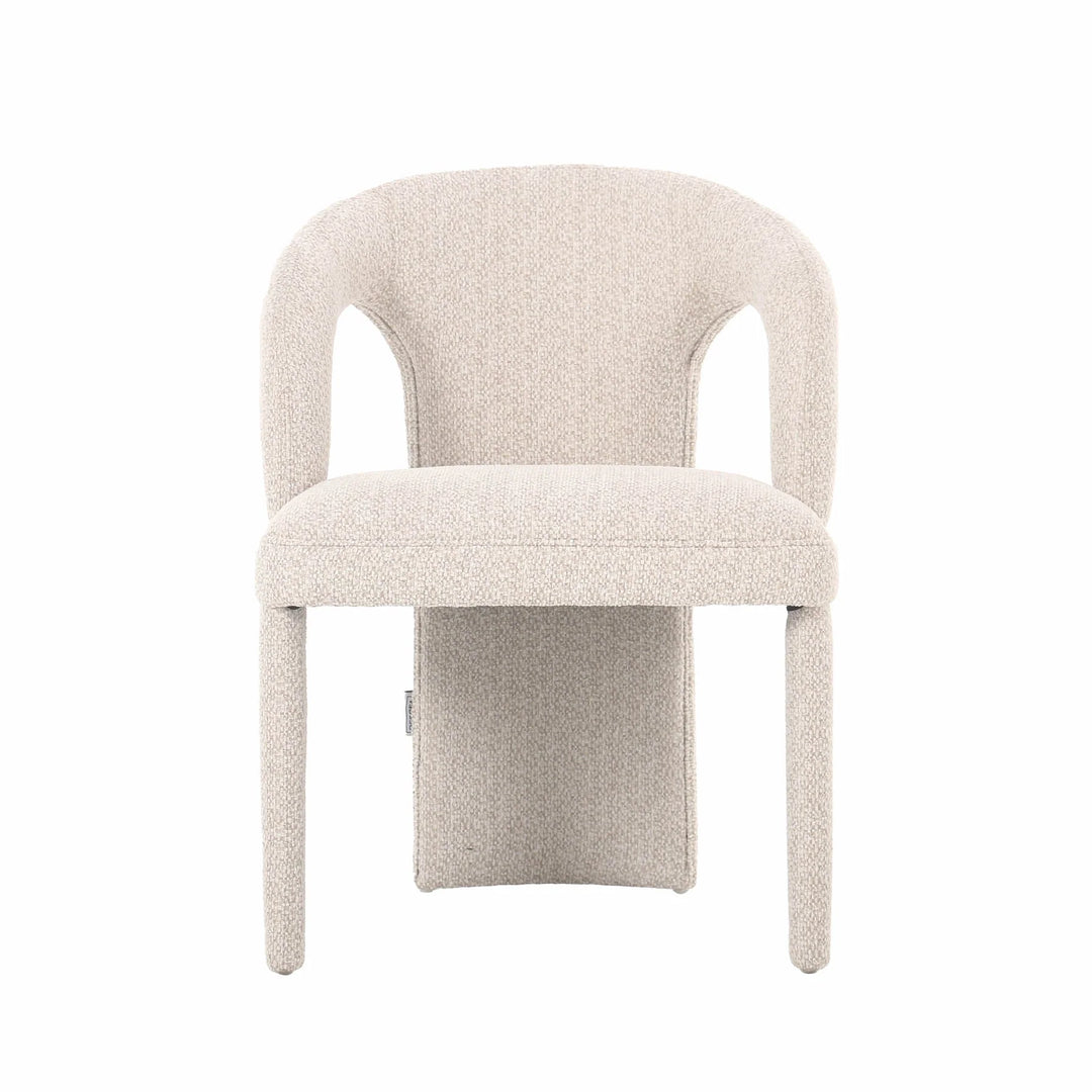 Naomi Dining Chair in Natural Cream - upholstered dining chair by LH Imports - Whats New Furniture Portland OR