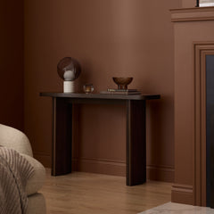 Natu Console Table in Espresso Oil room setting - console table by Unique Furniture - Whats New Furniture Portland OR