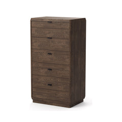 Natu Tallboy Dresser in Dark Espresso front view - tallboy dresser by Unique Furniture - Whats New Furniture Portland OR
