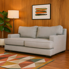 Natural Deep Seat Loveseat detail view 4 - Whats New Furniture - Portland, Oregon