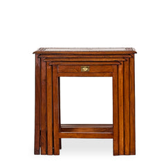 Nesting Tables w/inlay (4) - Whats New Furniture - Portland, Oregon