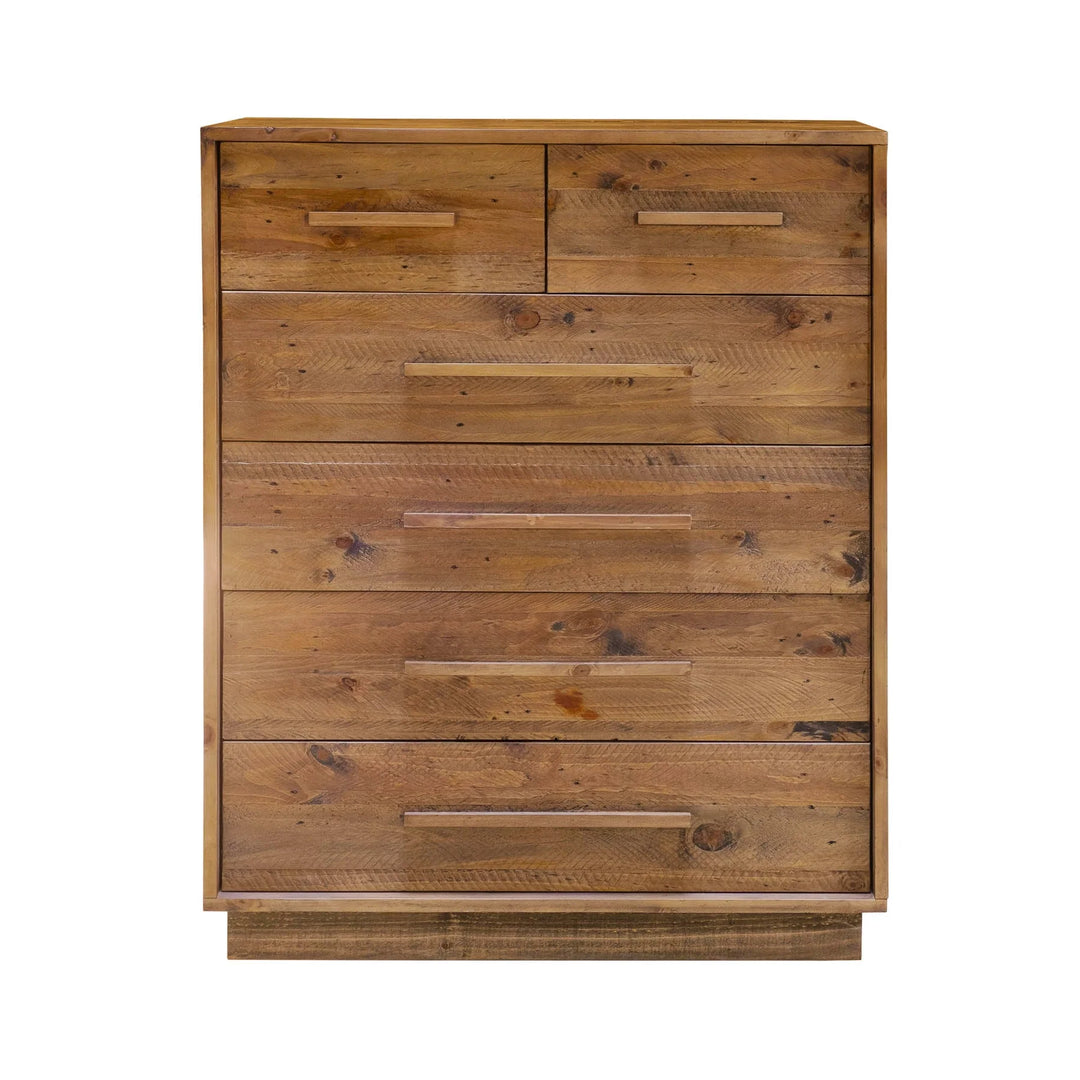 Nevada 6 Drawer Chest in Dark Driftwood - six drawer chest by LH Imports - Whats New Furniture Portland OR