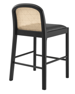 Donna KD Faux Leather Rattan Counter Stool - Whats New Furniture - Portland, Oregon