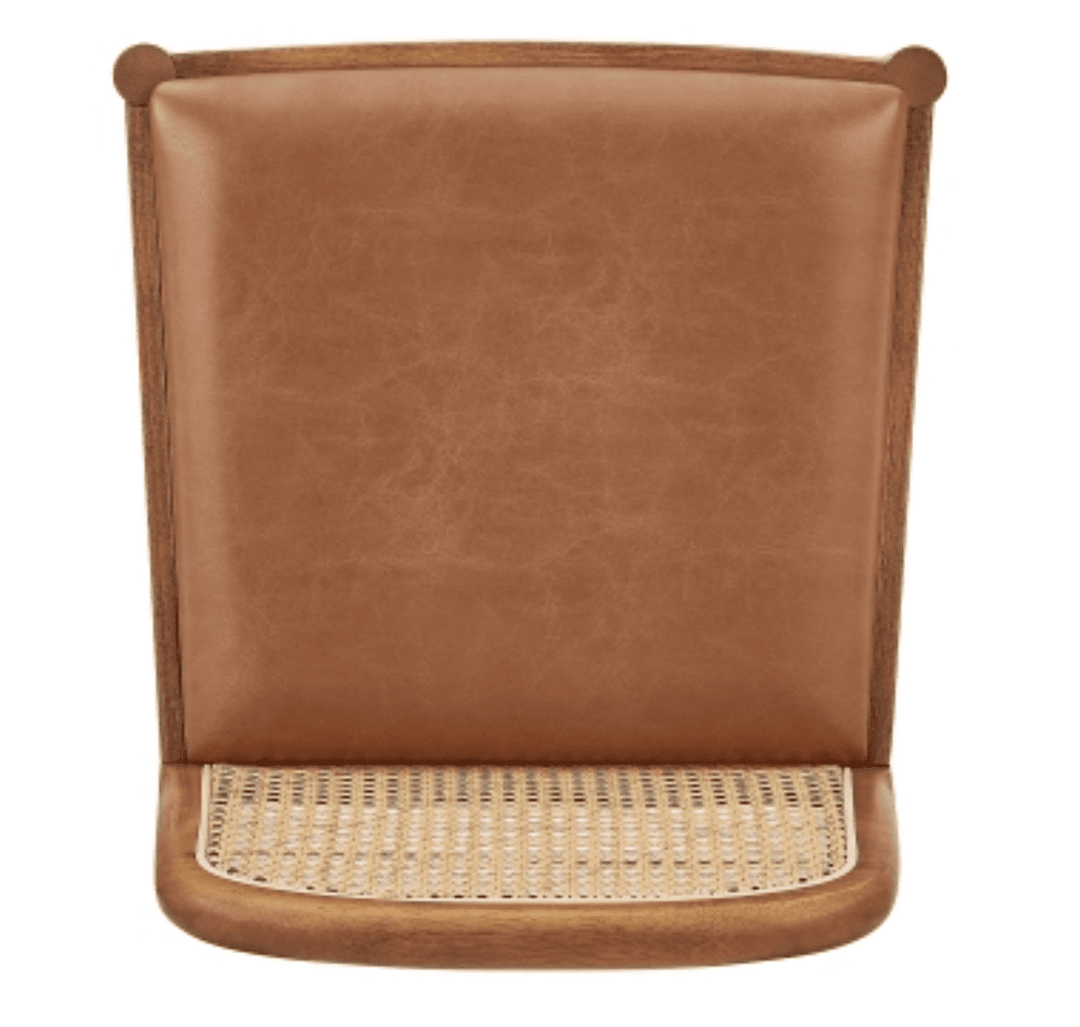 Donna KD Faux Leather Rattan Counter Stool - Whats New Furniture - Portland, Oregon