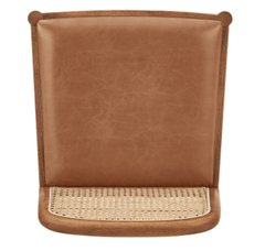 Donna KD Faux Leather Rattan Counter Stool - Whats New Furniture - Portland, Oregon
