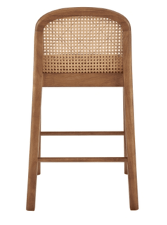 Donna KD Faux Leather Rattan Counter Stool - Whats New Furniture - Portland, Oregon