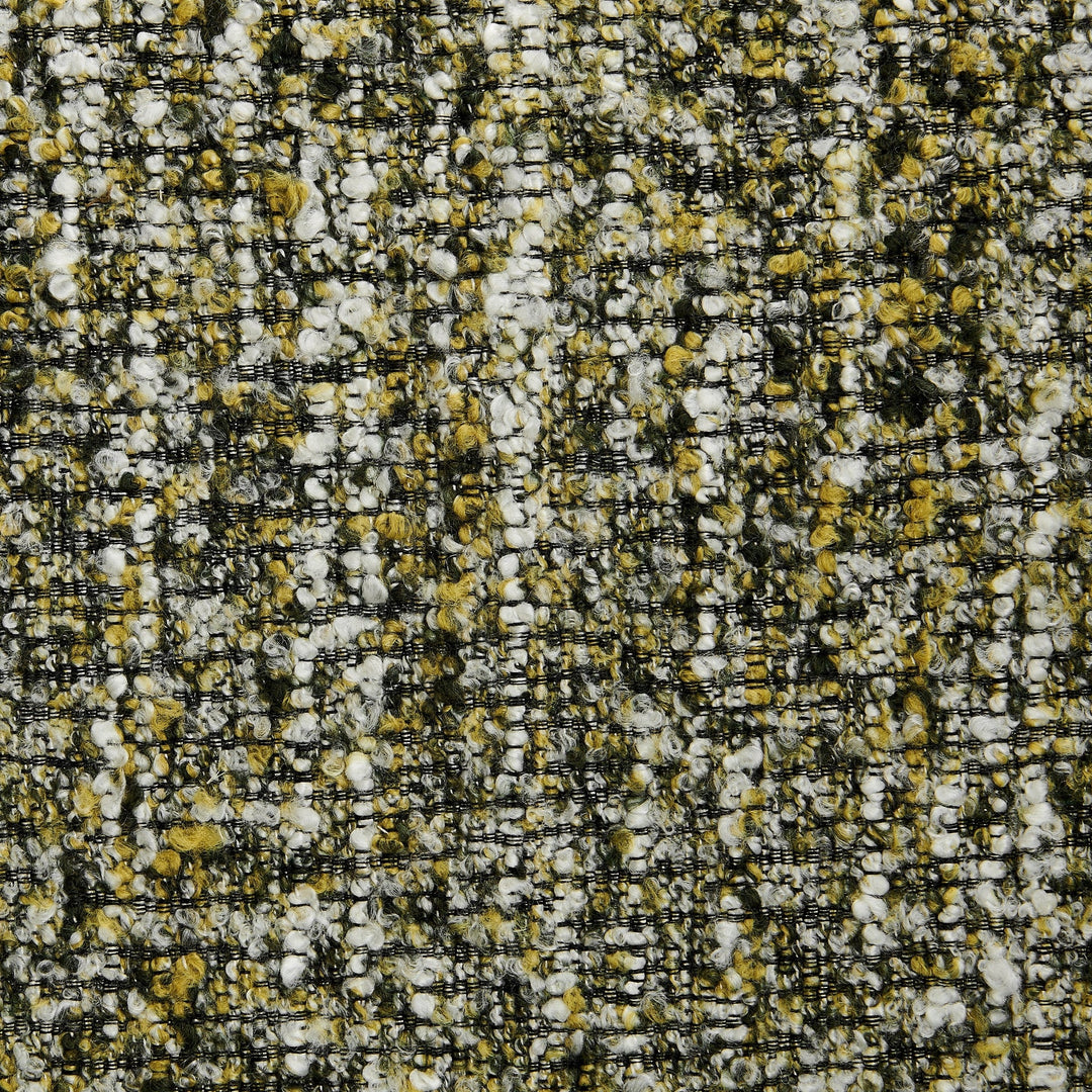 Mayla Boucle Accent Chair in Dappled Olive Mustard