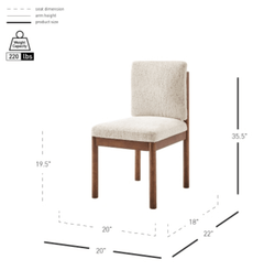 Melvin Chenille Dining Side Chair - What&