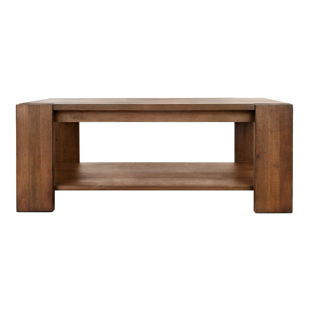 Morton Rectangular Coffee Table in Rustic Walnut