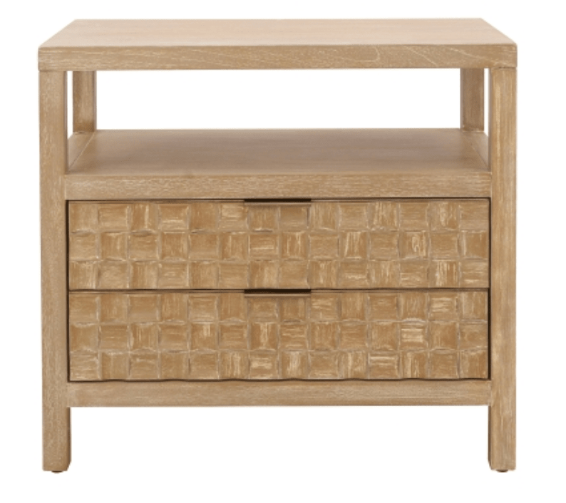 Terrena Nightstand/Side Table 2 Drawers - What&