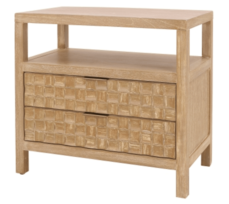 Terrena Nightstand/Side Table 2 Drawers - What&