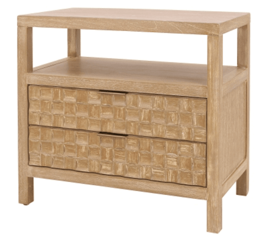 Terrena Nightstand/Side Table 2 Drawers - What&