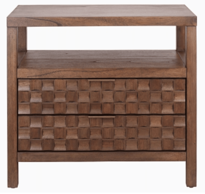 Terrena Nightstand/Side Table 2 Drawers - What&