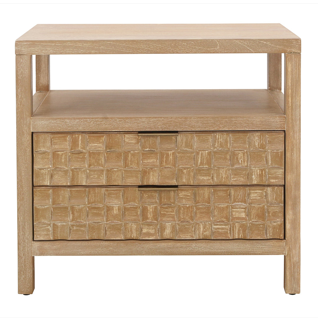 Terrena Nightstand/Side Table 2 Drawers - Whats New Furniture Portland OR